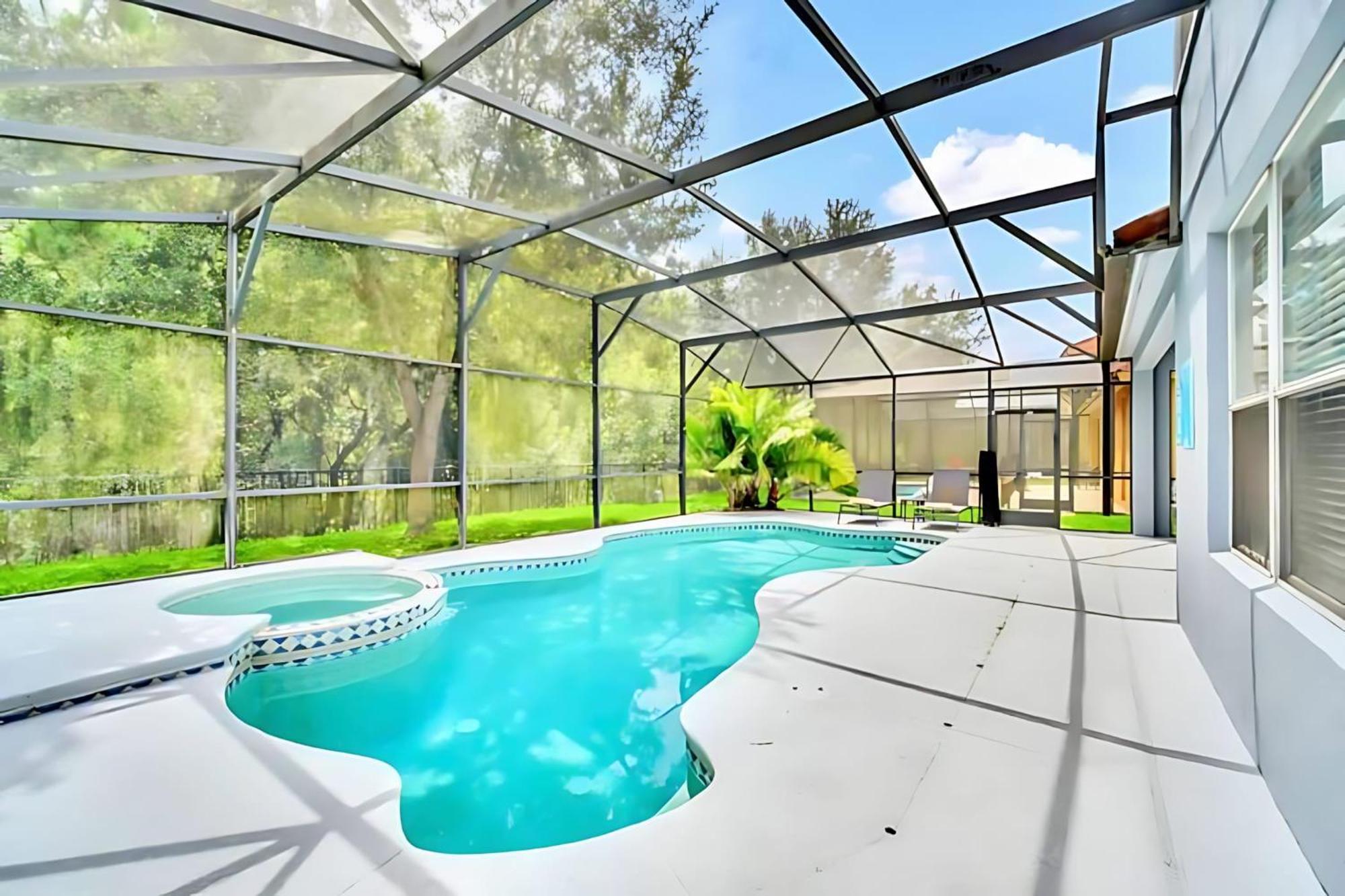 6Br Resort Home Near Disney - With Private Pool Hot Tub And Games Room كيسيمي المظهر الخارجي الصورة