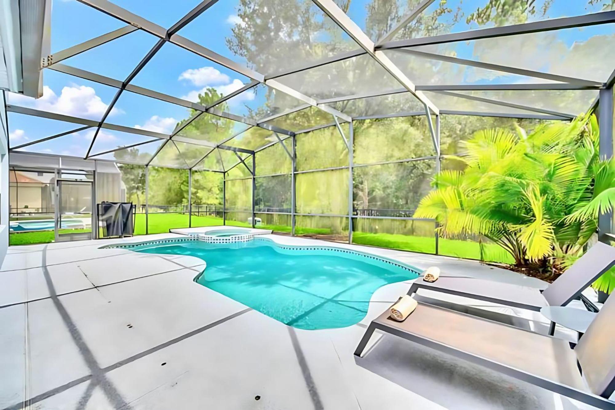 6Br Resort Home Near Disney - With Private Pool Hot Tub And Games Room كيسيمي المظهر الخارجي الصورة
